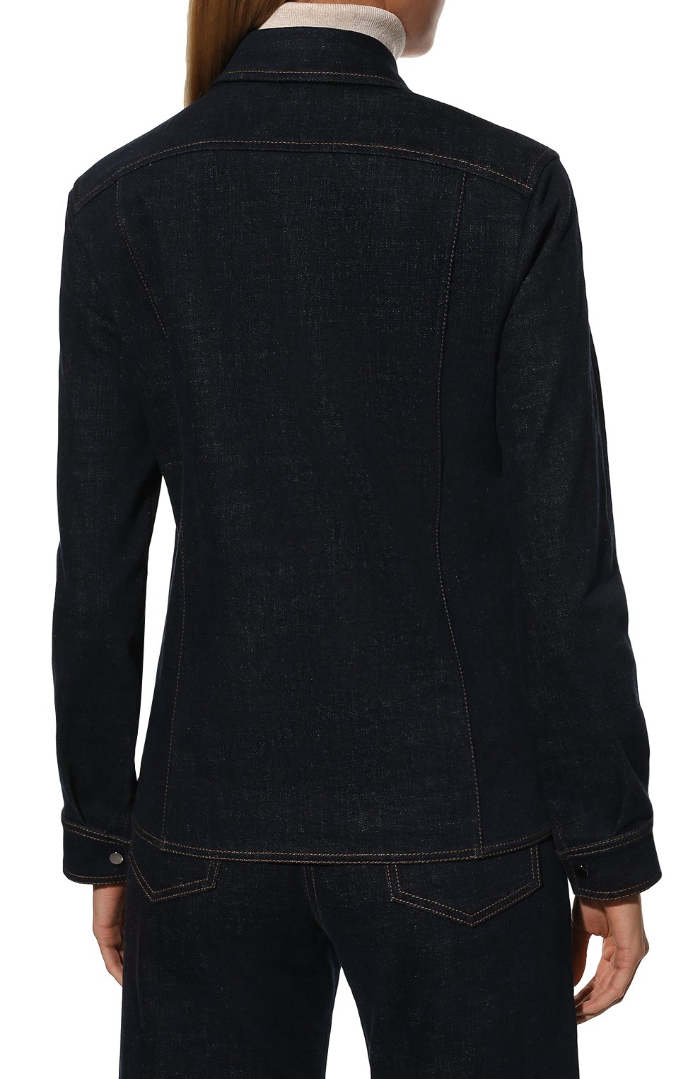 Джинсовая рубашка LORO PIANA, арт. FAL3374, фото 4