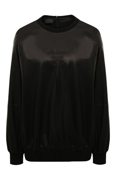 Кожаный свитшот PRADA, арт. 54282-08P-F0002, фото 1