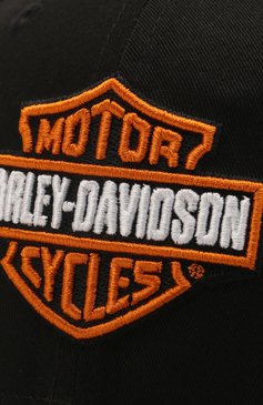 Мужская хлопковая бейсболка genuine motorclothes HARLEY-DAVIDSON черного цвета, арт. 99515-12VM | Фото 3 (Материал: Текстиль, Хлопок; Материал сплава: Проставлено; Нос: Не проставлено)