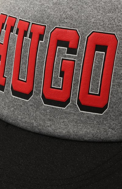 Бейсболка HUGO серого цвета по цене 6000 руб., арт. G00122, фото 3 Бейсболка HUGO, арт. G00122, фото 3