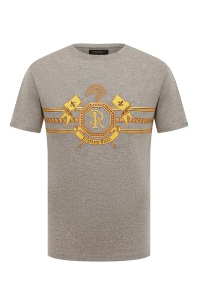 Мужская хлопковая футболка STEFANO RICCI, арт. *MNH2301860/803C0