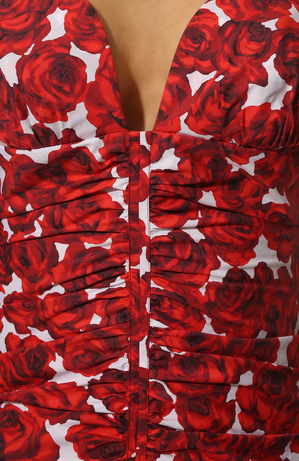 Хлопковое платье CAROLINA HERRERA, арт. R2211N509RCT, фото 5