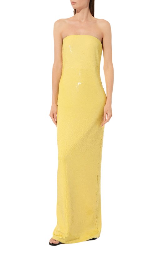 Платье с пайетками Ralph Lauren Жёлтый, фото 2