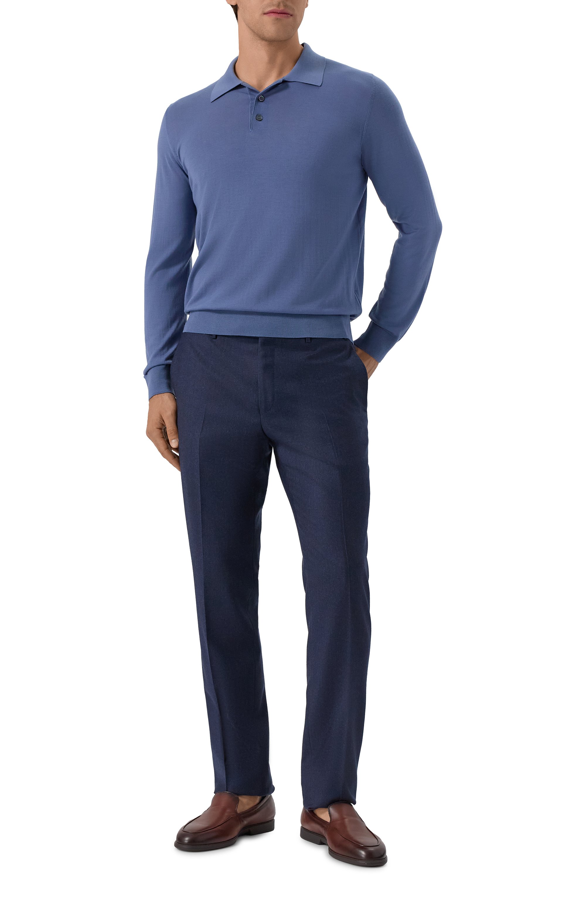 Шерстяные брюки CORNELIANI, арт. 265B01-2617591, фото 2