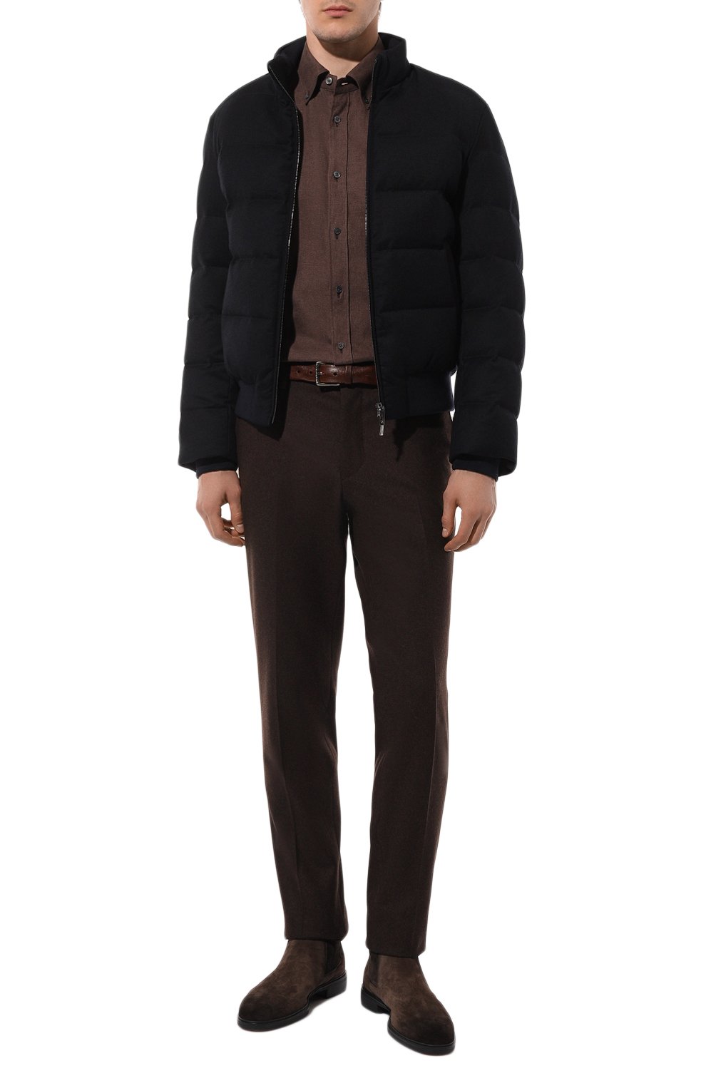 Хлопковая рубашка ZEGNA, арт. SRB4/UEX35A8, фото 2