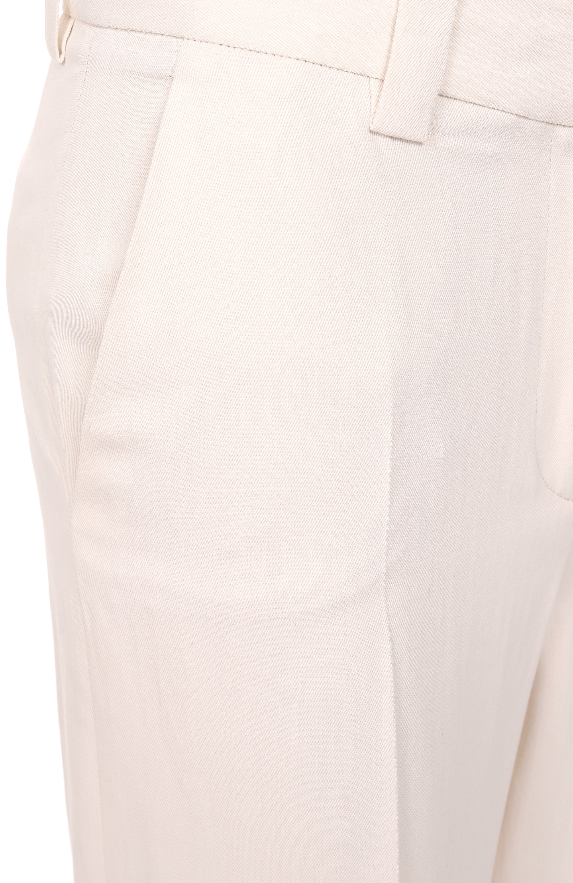 Брюки из вискозы и льна ANTONELLI FIRENZE кремового цвета по цене 59950 руб., арт. M8264N/973, фото 6 Брюки из вискозы и льна ANTONELLI FIRENZE, арт. M8264N/973, фото 6