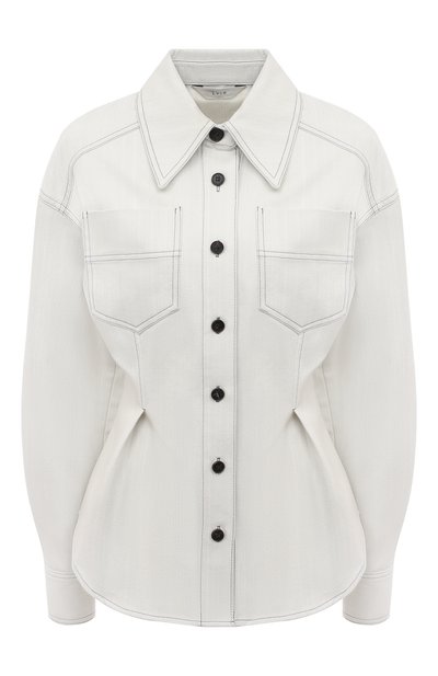 Джинсовая рубашка LVIR светло-голубого цвета по цене 35400 руб., арт. LV23S-SH03A, фото 1 Джинсовая рубашка LVIR, арт. LV23S-SH03A, фото 1