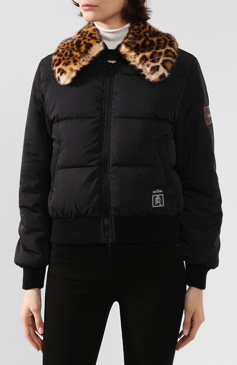 Куртка MARC JACOBS (THE) черного цвета по цене 92350 руб., арт. M4008418, фото 3 Куртка MARC JACOBS (THE), арт. M4008418, фото 3