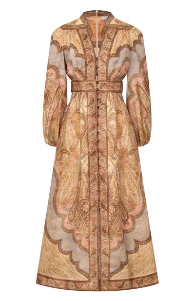 Женское льняное платье ZIMMERMANN, арт. 5753DRS262