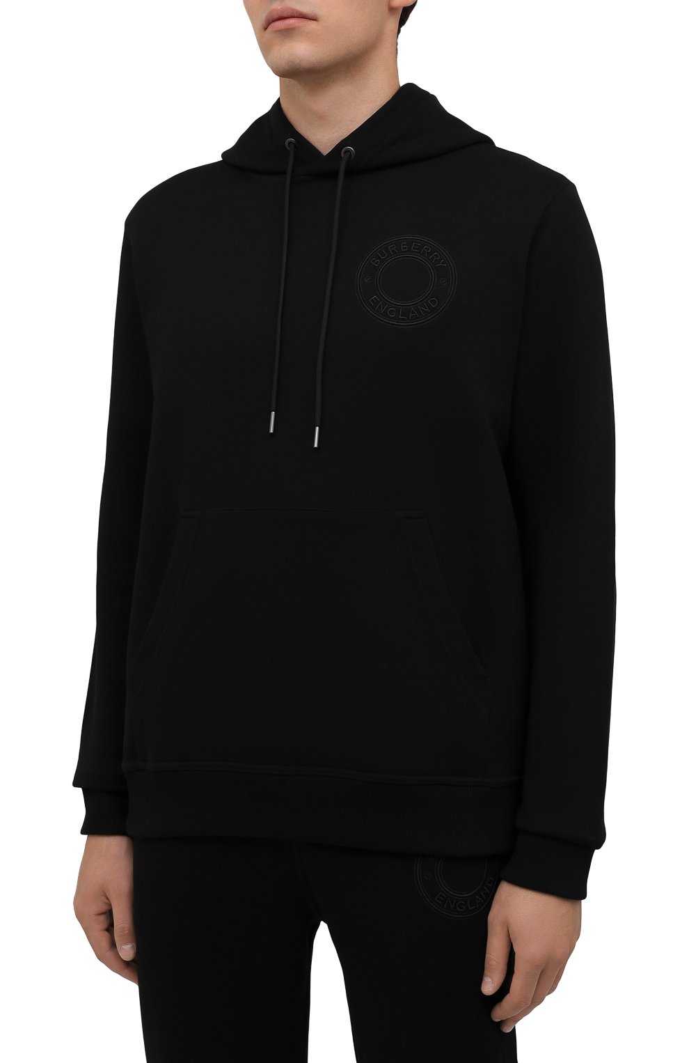 Хлопковое худи BURBERRY, арт. 8042229, фото 3