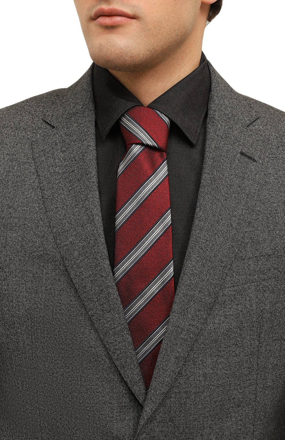 Шелковый галстук CANALI, арт. 18/HJ03994, фото 2