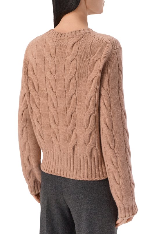 Кашемировый свитер Loro Piana FAN1644 Бежевый  FAN1644 Фото 4