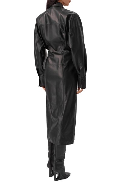 Кожаное платье THE ATTICO, арт. 250WCW00187/LBT129AA, фото 4