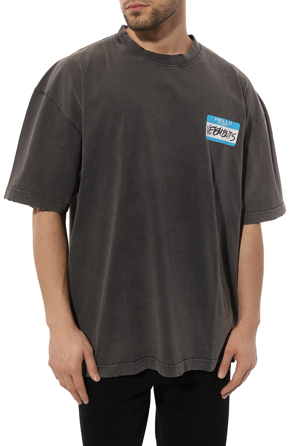 Хлопковая футболка VETEMENTS, арт. UE63TR640B, фото 7