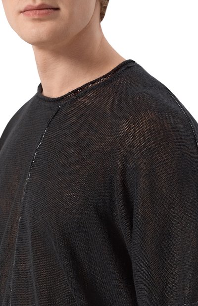 Льняной джемпер ISABEL BENENATO,  арт. UK120S26, фото 5