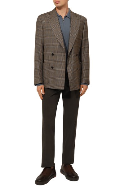 Шерстяной пиджак CORNELIANI коричневого цвета по цене 107500 руб., арт. 94X009-9416309, фото 3 Шерстяной пиджак CORNELIANI, арт. 94X009-9416309, фото 3