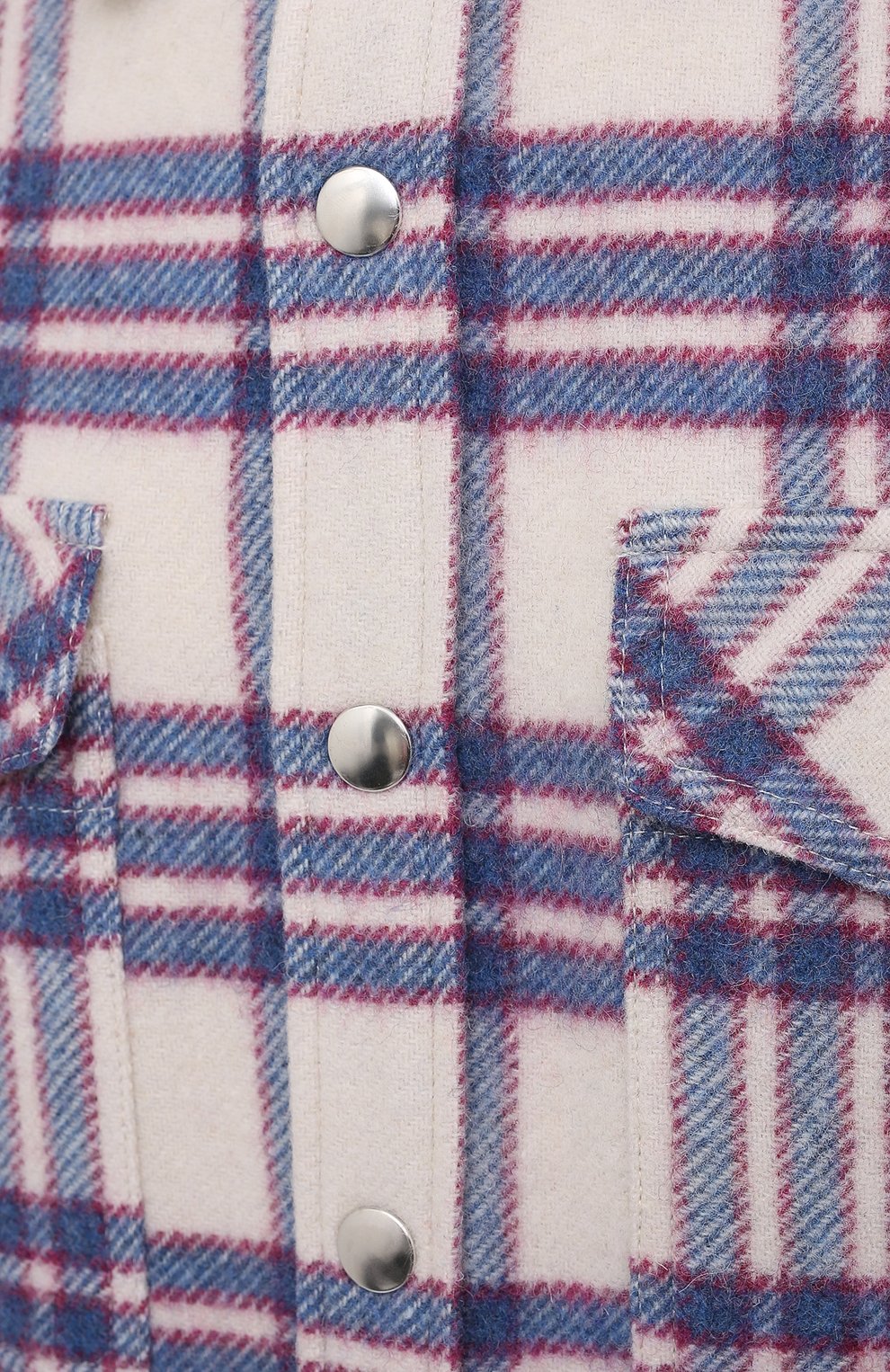 Шерстяная куртка ISABEL MARANT ETOILE синего цвета по цене 45150 руб., арт. MA0953-21P064E/FAX0NLI, фото 5 Шерстяная куртка ISABEL MARANT ETOILE, арт. MA0953-21P064E/FAX0NLI, фото 5