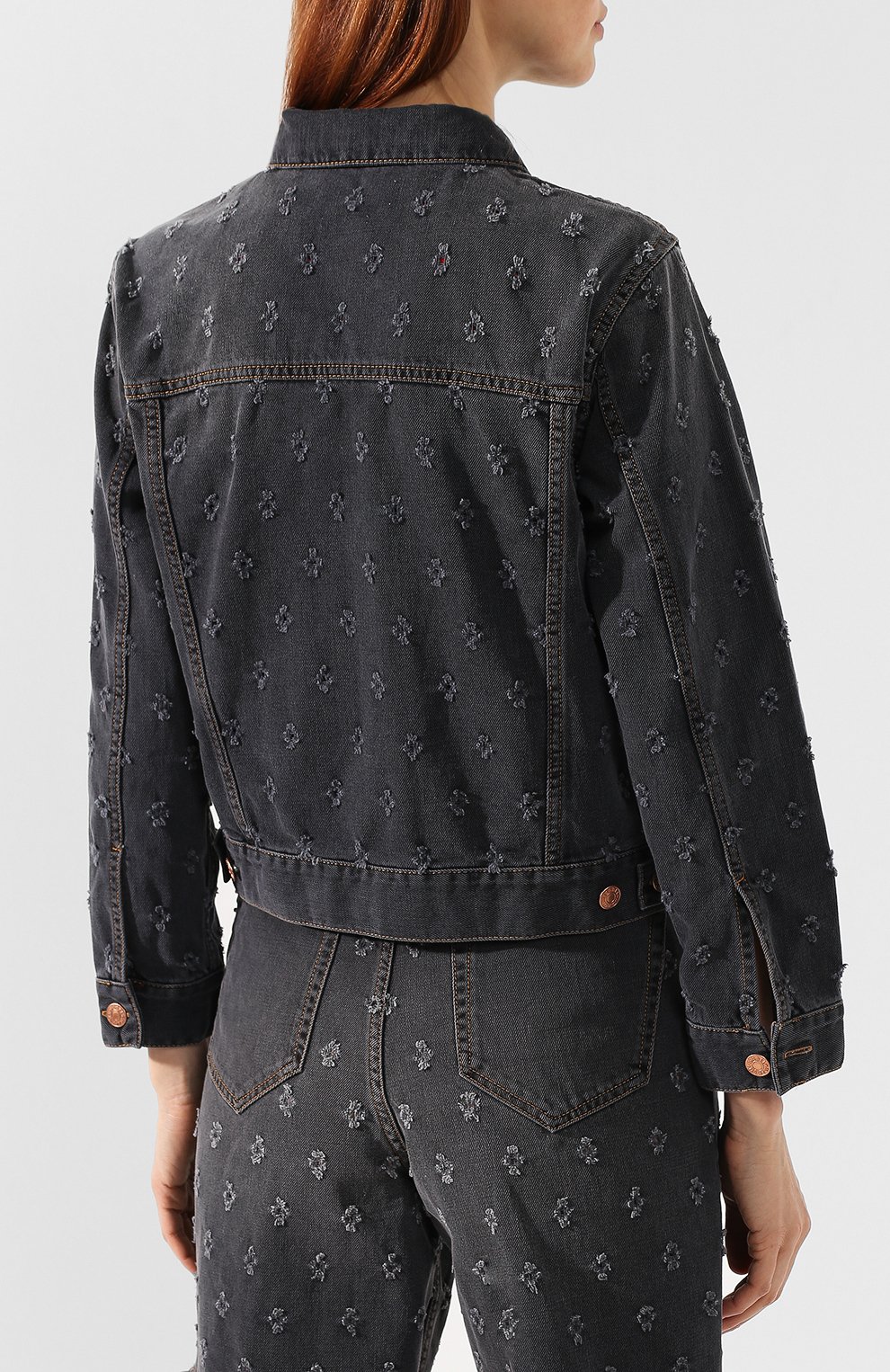 Джинсовая куртка ISABEL MARANT ETOILE черного цвета по цене 34100 руб., арт. VE0908-19P012E/L0FTY, фото 4 Джинсовая куртка ISABEL MARANT ETOILE, арт. VE0908-19P012E/L0FTY, фото 4