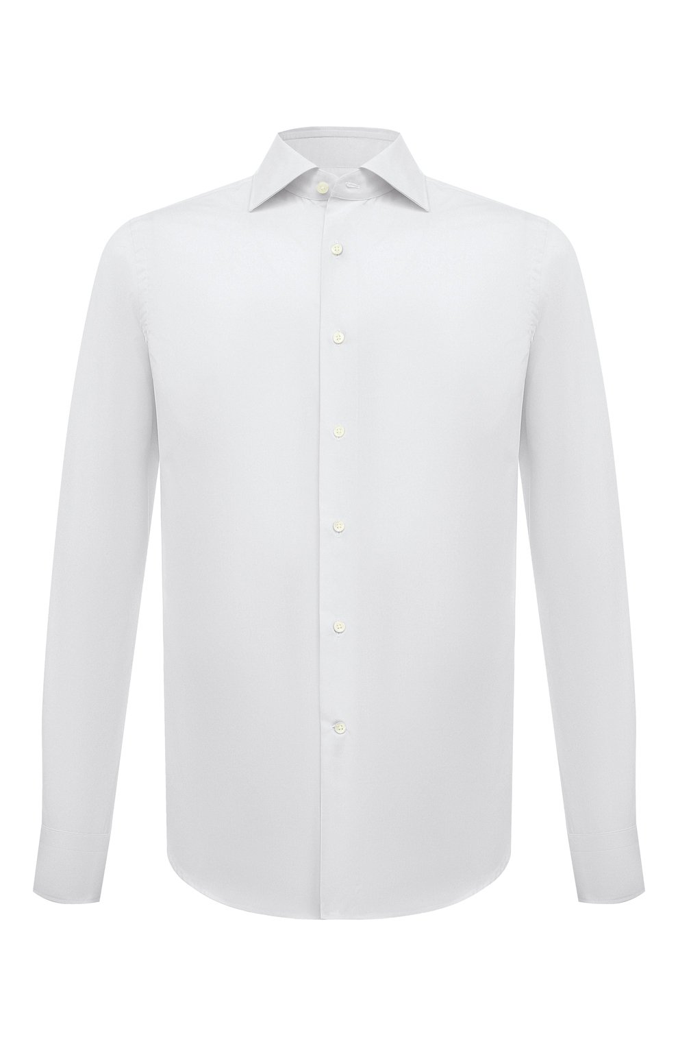 Хлопковая сорочка CANALI белого цвета по цене 23650 руб., арт. X98/GD03229, фото 1 Хлопковая сорочка CANALI, арт. X98/GD03229, фото 1