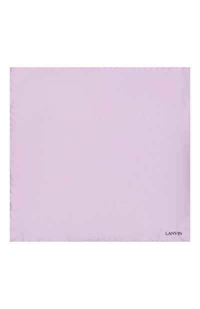Шелковый платок LANVIN фиолетового цвета по цене 8195 руб., арт. HANDKERCHIEFS/5738, фото 4 Шелковый платок LANVIN, арт. HANDKERCHIEFS/5738, фото 4