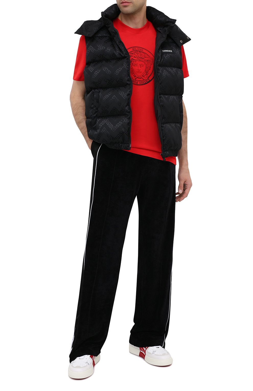 Хлопковая футболка VERSACE, арт. A87381/A228806, фото 3