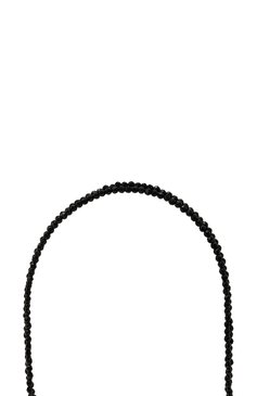 Женское колье VIEN черного цвета, арт. 2223-55B | Фото 4 (Региональные огран�ичения белый список (Axapta Mercury): Не проставлено; Нос: Не проставлено; Материал: Жемчуг)