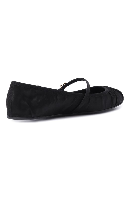 Текстильные балетки Vally Dolce & Gabbana CB0257/AD160 Чёрный  CB0257/AD160 Фото 5