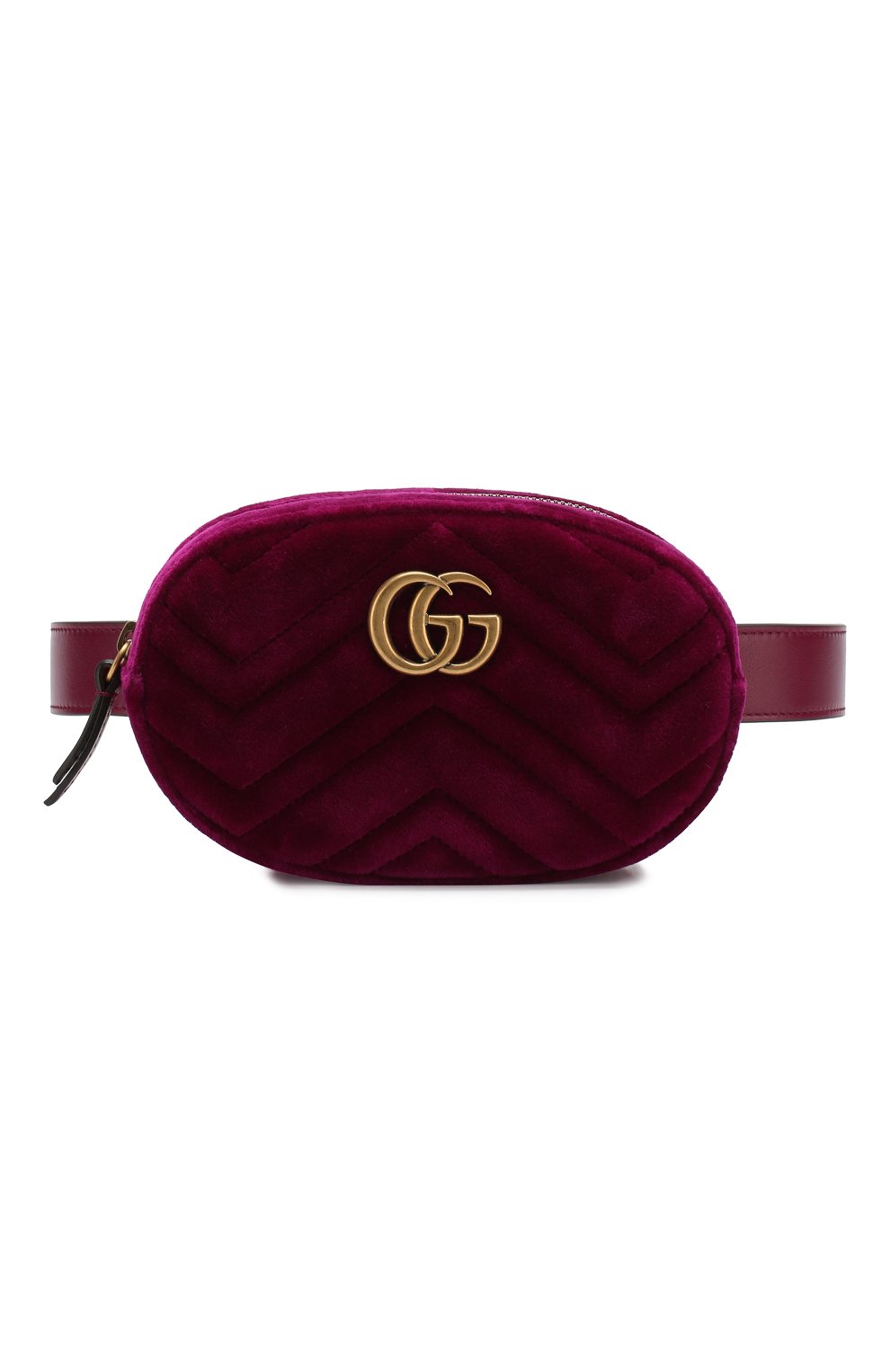 Поясная сумка gg marmont из бархата GUCCI, арт. 476434/9FRDT, фото 5