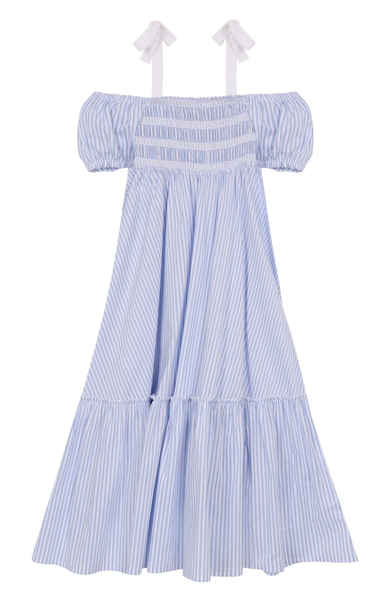Хлопковый сарафан PHILOSOPHY DI LORENZO SERAFINI KIDS, арт. I1E912NP/5146/4-10, фото 1