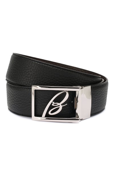 Кожаный ремень BRIONI темно-синего цвета по цене 83400 руб., арт. 0BAS0L/P9740, фото 1 Кожаный ремень BRIONI, арт. 0BAS0L/P9740, фото 1