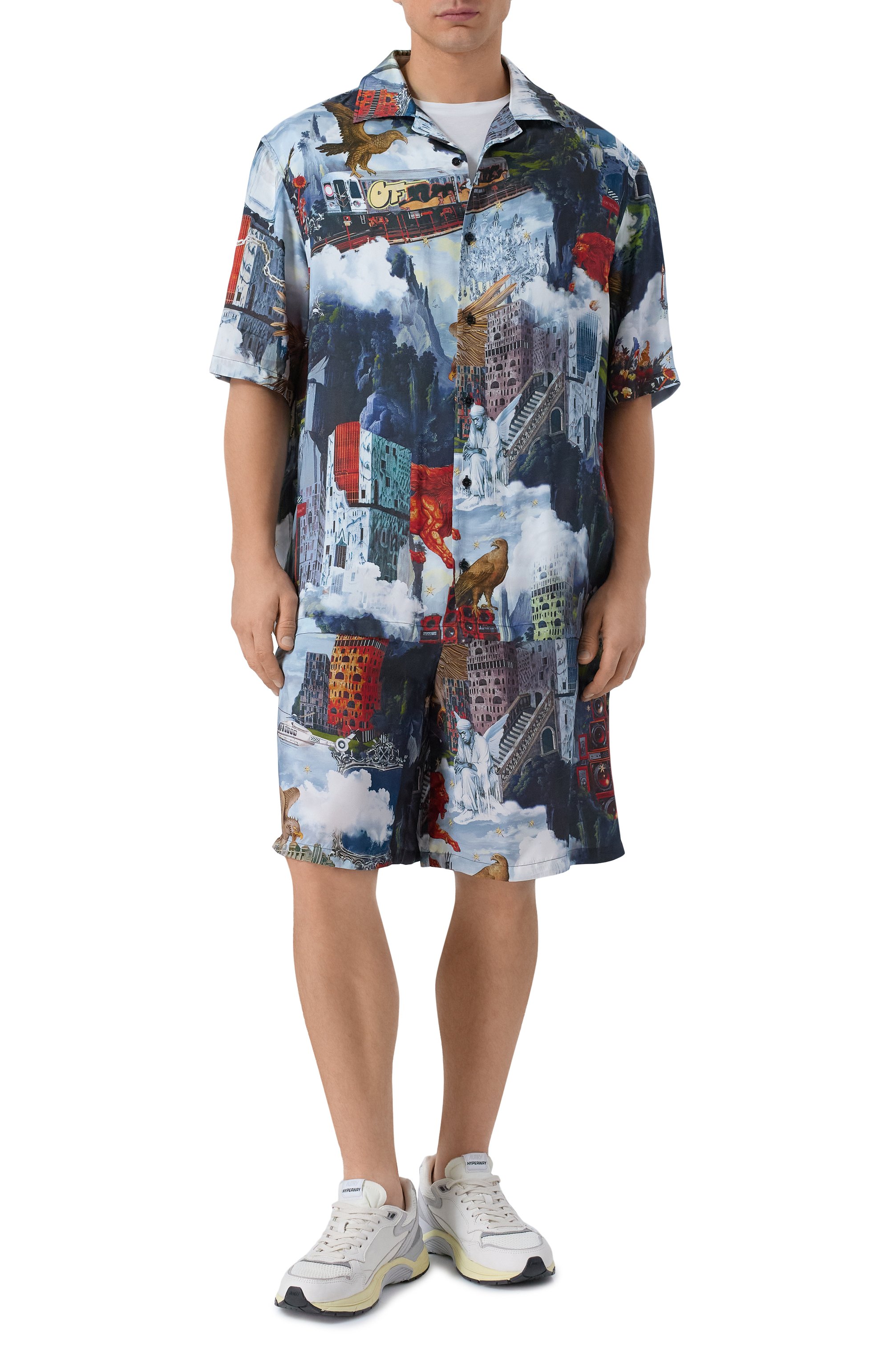 Шорты из вискозы OFF-WHITE, арт. 0MCB092F25FAB002, фото 2