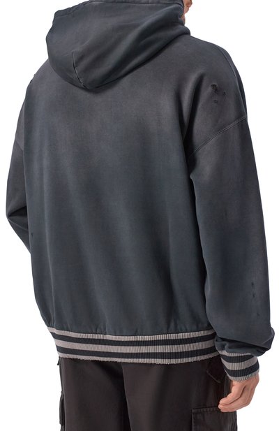 Хлопковое худи DOLCE & GABBANA темно-серого цвета по цене 119000 руб., арт. G9CACZ/G7N3T, фото 4 Хлопковое худи DOLCE & GABBANA, арт. G9CACZ/G7N3T, фото 4