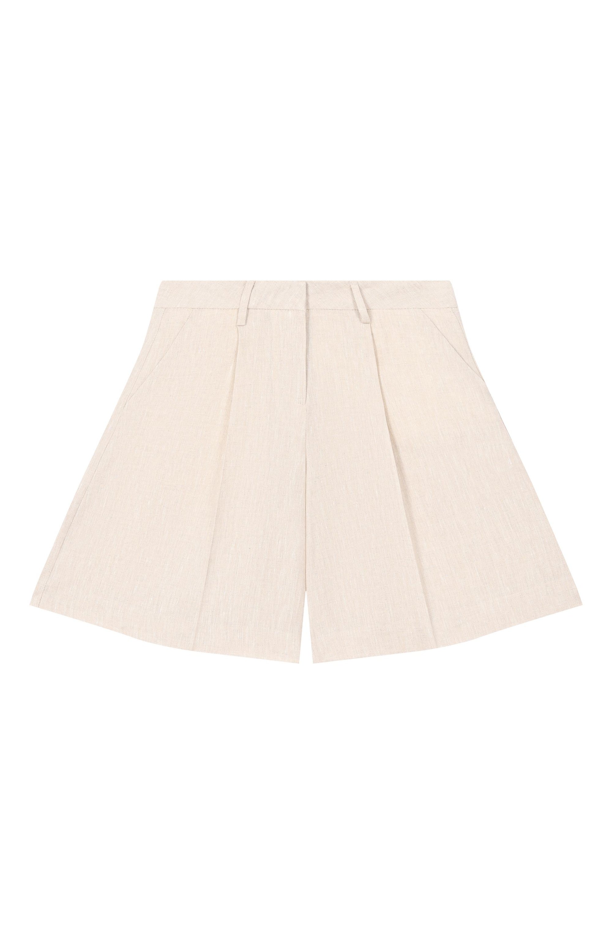 Шорты изо льна и хлопка ELEVENTY, арт. EY6A69/I0316, фото 1