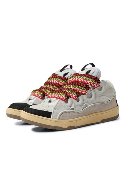 Комбинированные кеды curb LANVIN, арт. FM-SKRK11-DRA2-A20, фото 1