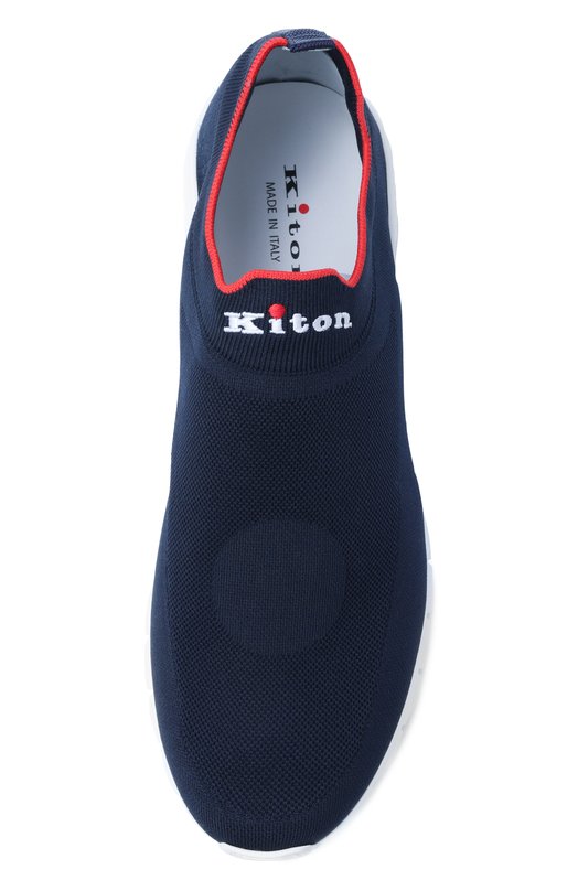 Текстильные кроссовки Kiton USSA089N01045 Синий  USSA089N01045 Фото 5