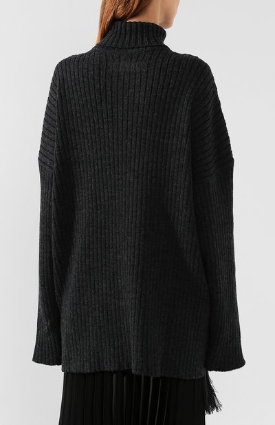 Шерстяной свитер VETEMENTS серого цвета по цене 73950 руб., арт. UAH20KN610/W, фото 4 Шерстяной свитер VETEMENTS, арт. UAH20KN610/W, фото 4
