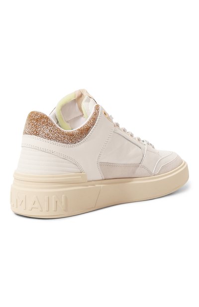 Кожаные кеды b-court BALMAIN, арт. BM1VI344/LTCK, фото 5