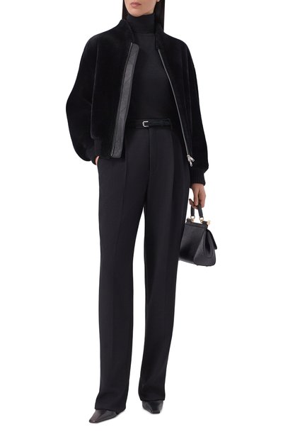 Бомбер из овчины KITON, арт. D62575K0551L, фото 2