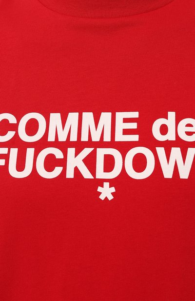 Хлопковая футболка COMME DES FUCKDOWN, арт. CDFU2110, фото 5