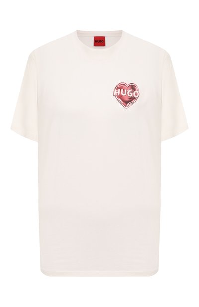 Женская хлопковая футболка HUGO, арт. 50534545