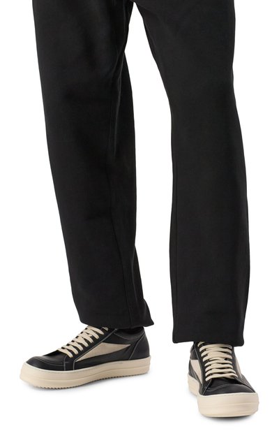 Кожаные кеды hollywood RICK OWENS, арт. RU01E5897/LC0LVS, фото 3