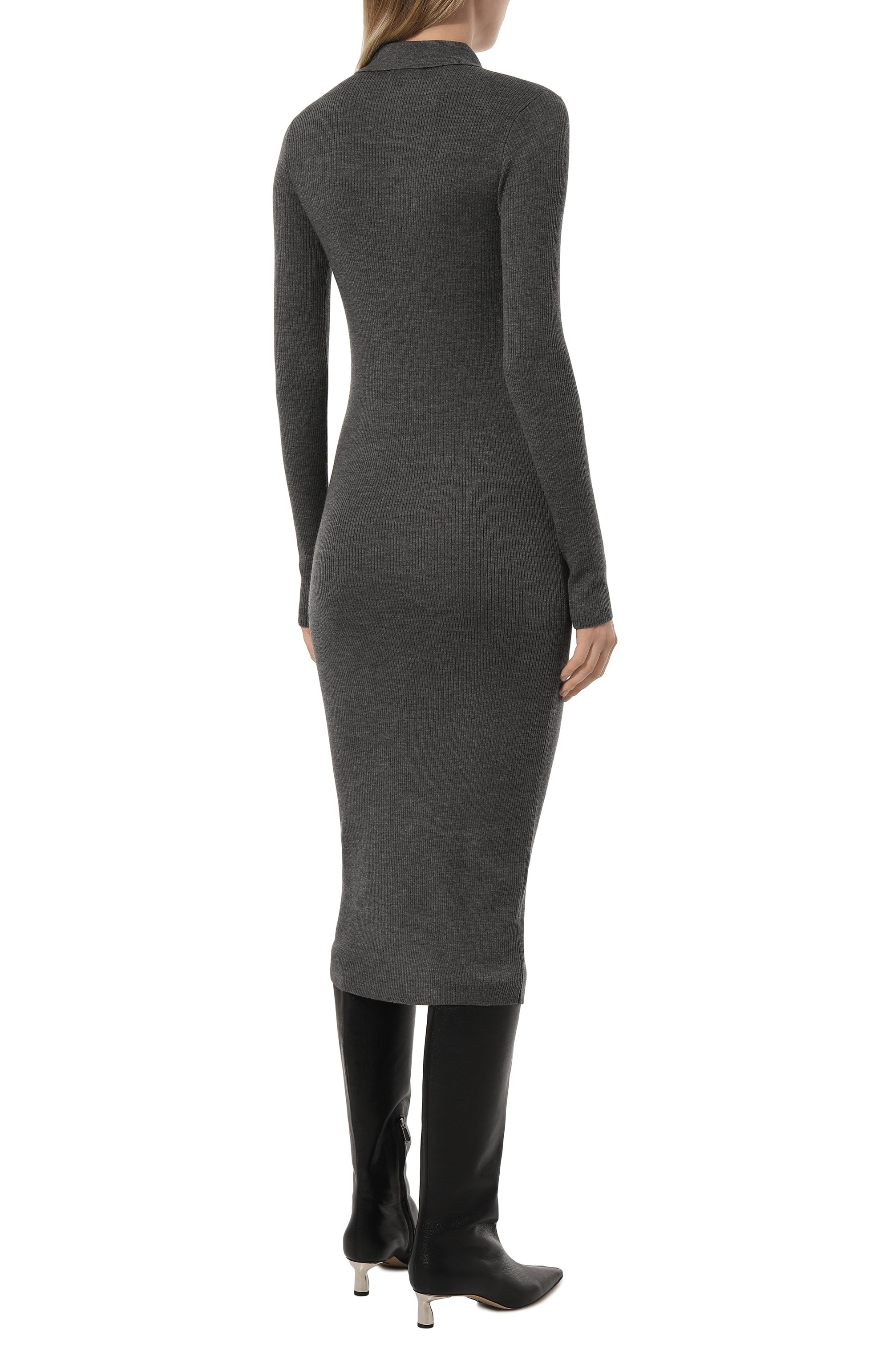 Шерстяное платье BRUNELLO CUCINELLI, арт. M14817A95, фото 4