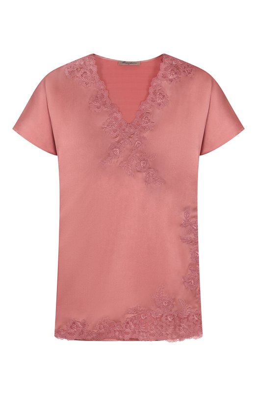 Сорочка из шелка и вискозы Marjolaine 4BON0501 Розовый 4BON0501