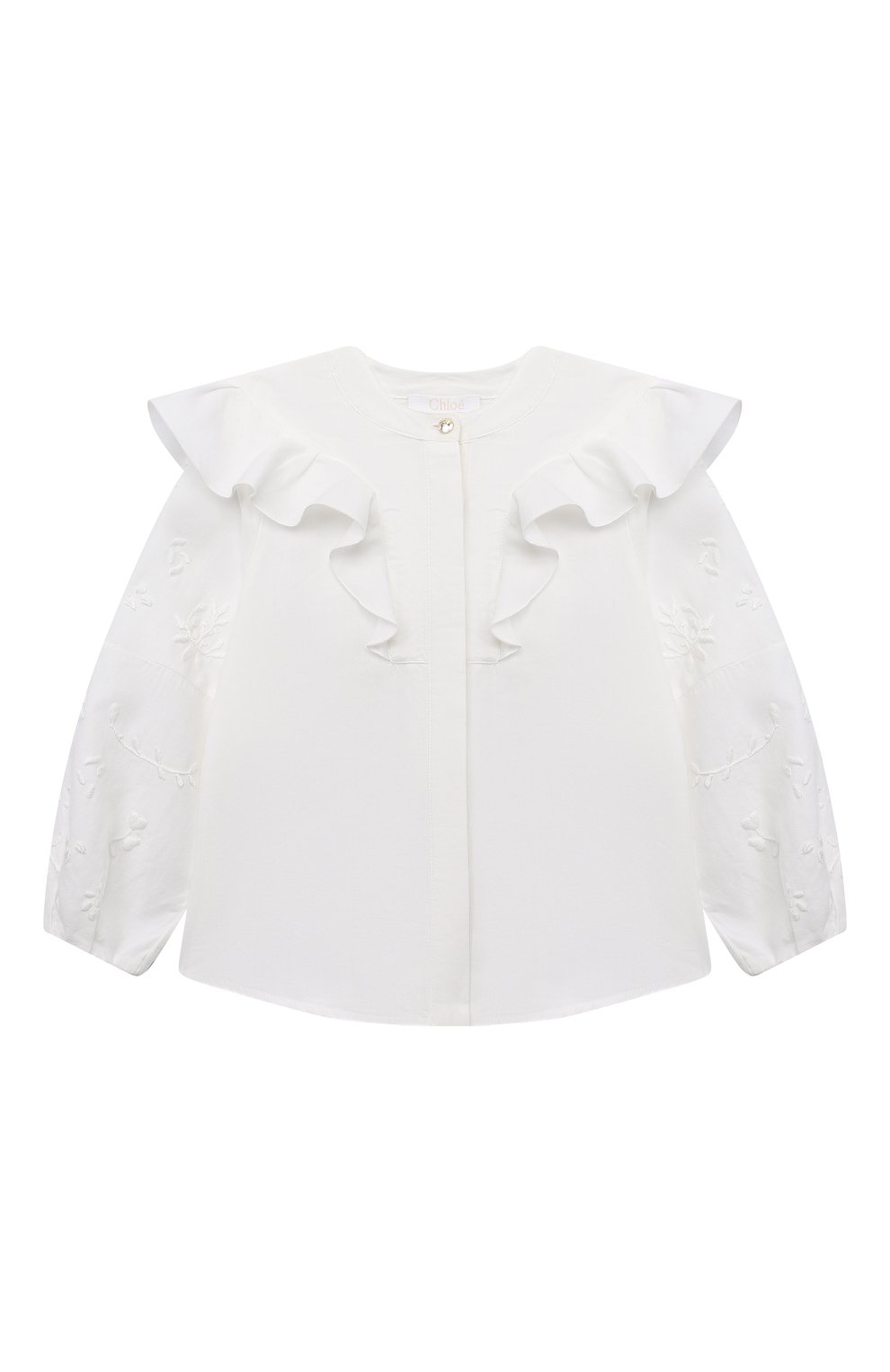 Хлопковая блузка CHLOÉ, арт. C15E16/2A-5A, фото 1