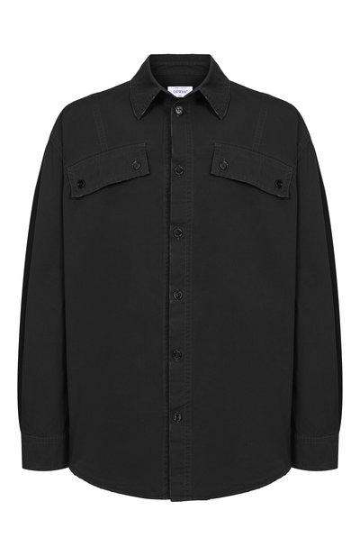 Мужская хлопковая рубашка OFF-WHITE, арт. 0MGE04NF25FAB001