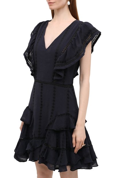 Платье из хлопка и вискозы ISABEL MARANT ETOILE, арт. R02126-22P037E/JAUDREY, фото 3