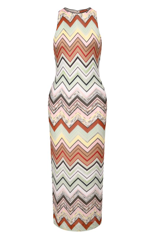 Платье из вискозы и хлопка Missoni DS26SG1W/BC0062 Разноцветный DS26SG1W/BC0062