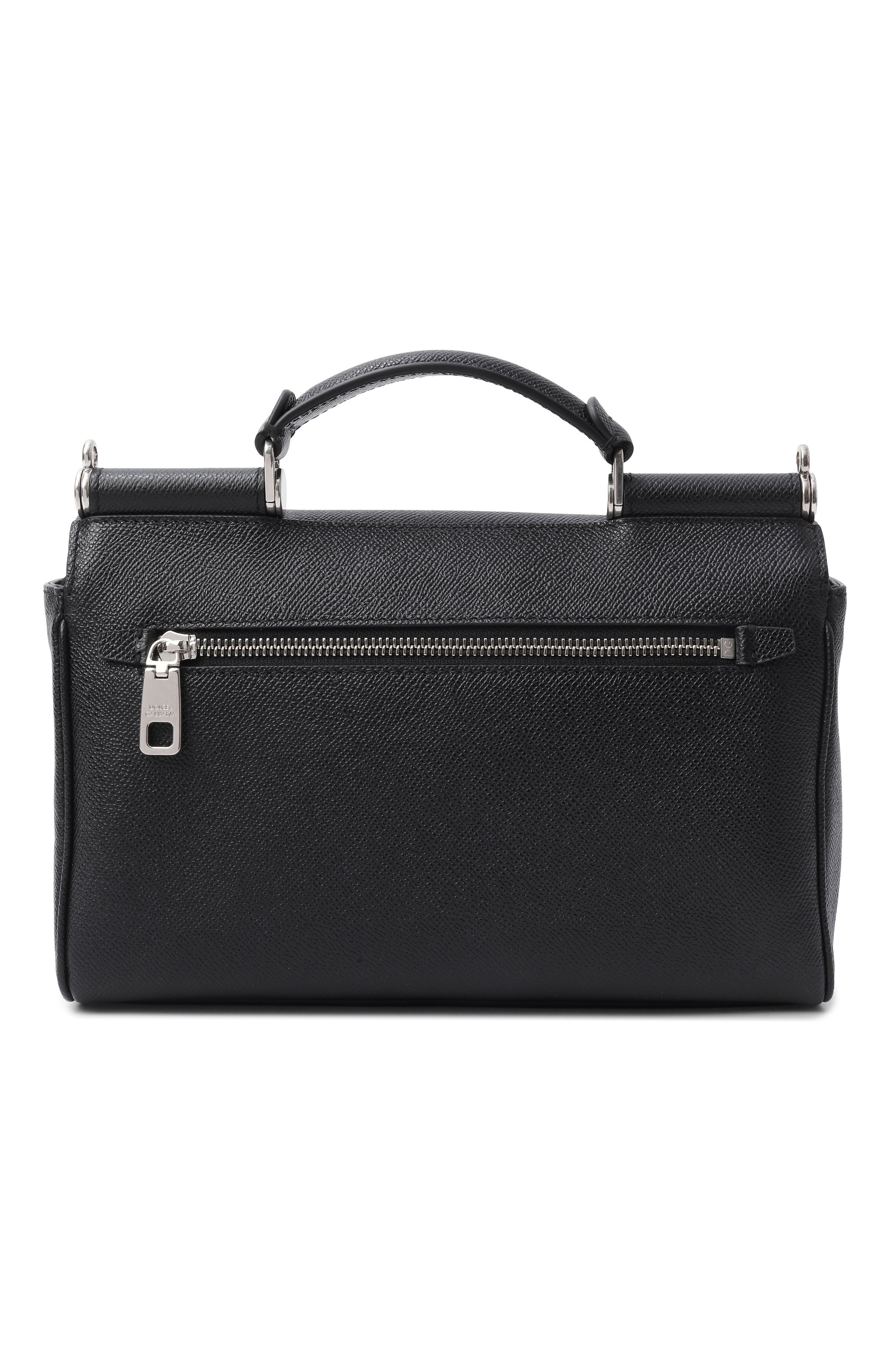 Сумка sicily DOLCE & GABBANA черного цвета по цене 241500 руб., арт. BM2516/BG065, фото 6 Сумка sicily DOLCE & GABBANA, арт. BM2516/BG065, фото 6