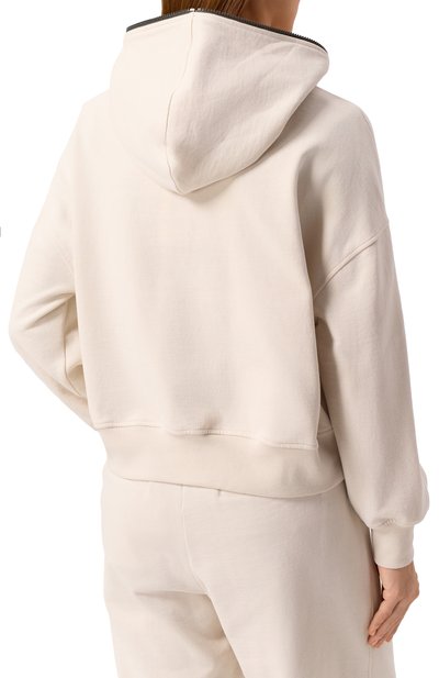 Хлопковое худи BRUNELLO CUCINELLI, арт. MN05NVC309, фото 4