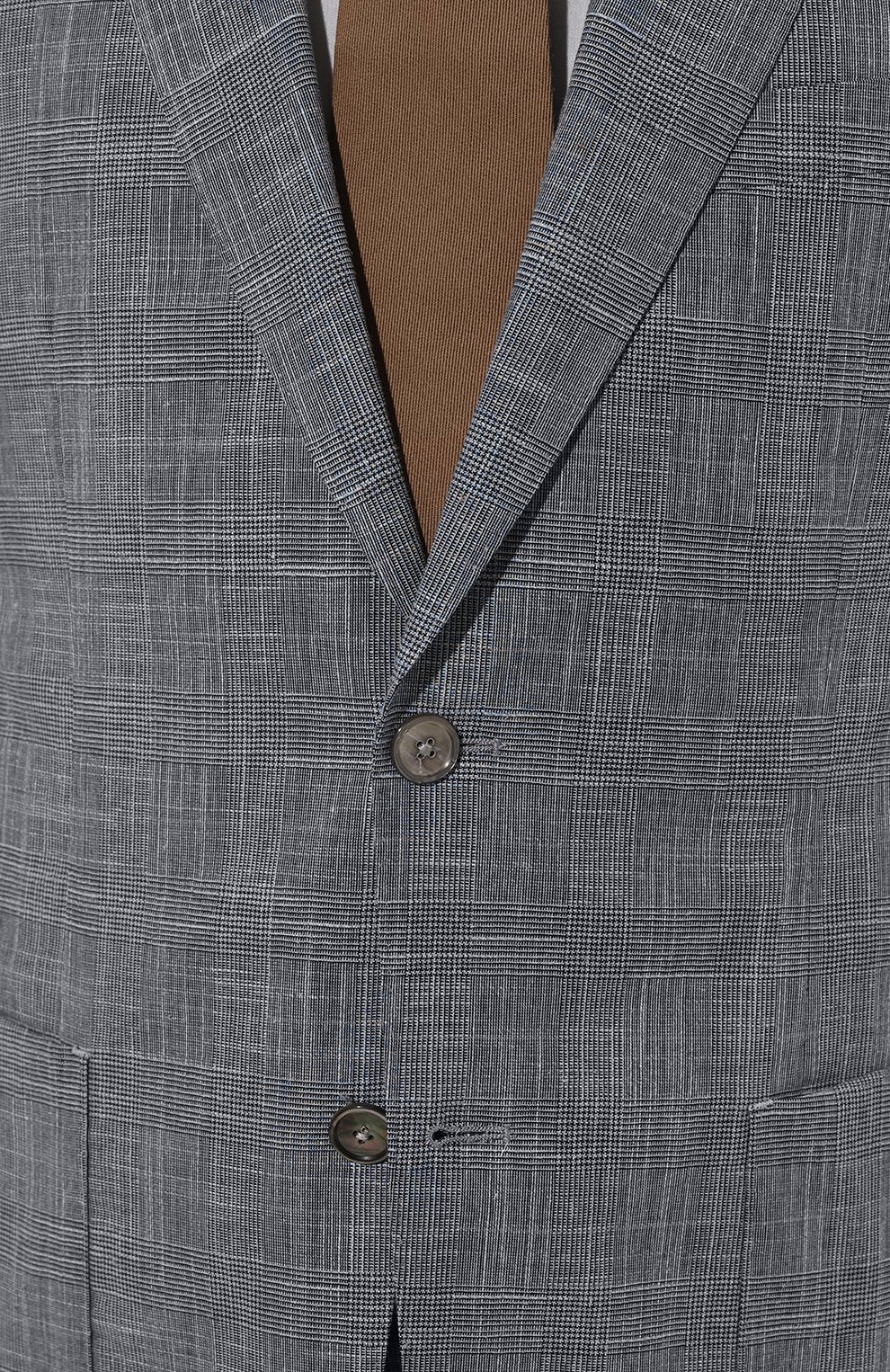 Костюм из хлопка и шерсти BOSS голубого цвета по цене 57500 руб., арт. 50489387, фото 6 Костюм из хлопка и шерсти BOSS, арт. 50489387, фото 6